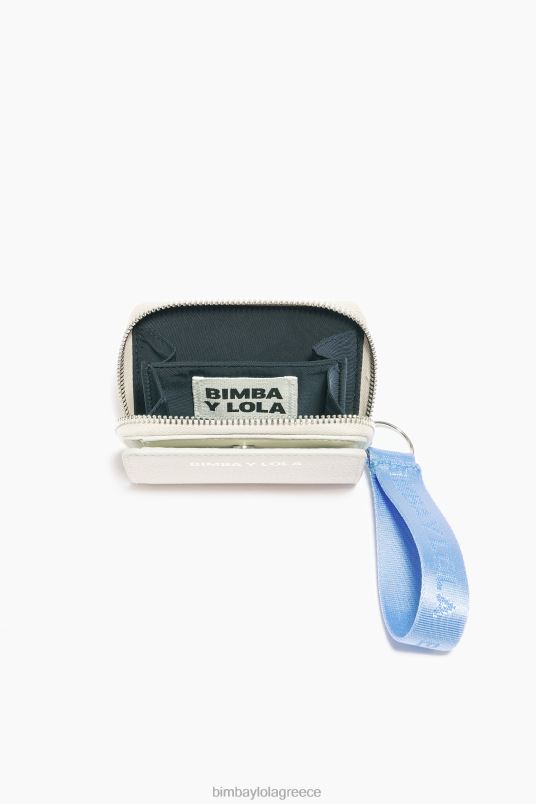 αξεσουάρ Bimba Y Lola δερμάτινο πορτοφόλι L2L281046 άσπρο