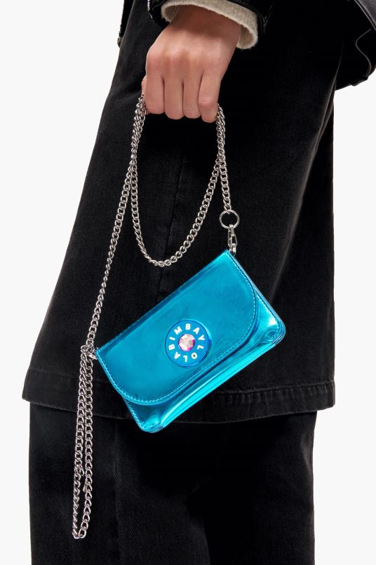 αξεσουάρ Bimba Y Lola πορτοφόλι πατέντας L2L281049 μπλε