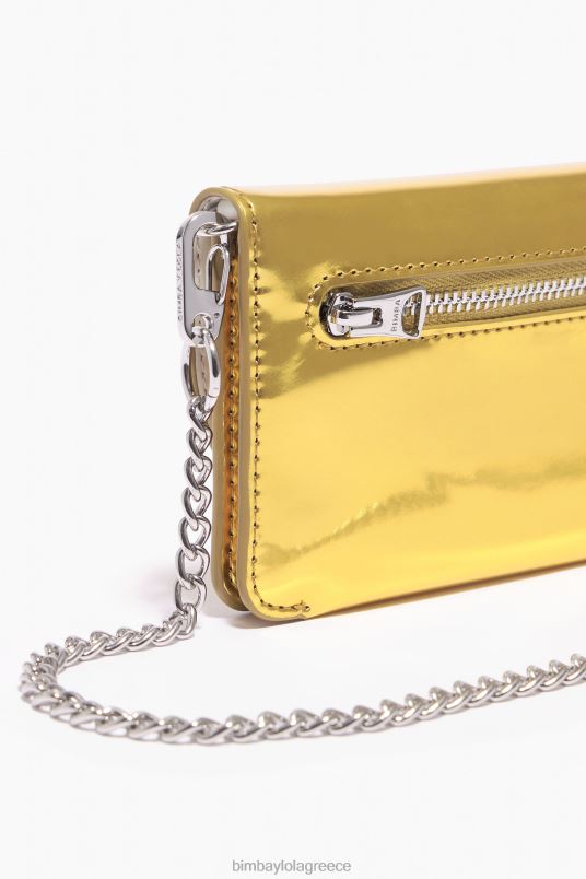 αξεσουάρ Bimba Y Lola πορτοφόλι πατέντας L2L281051 κίτρινος