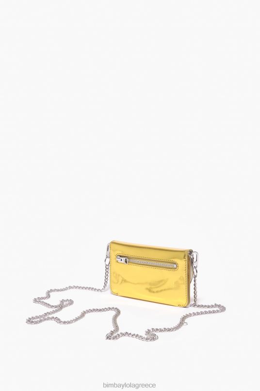 αξεσουάρ Bimba Y Lola πορτοφόλι πατέντας L2L281051 κίτρινος