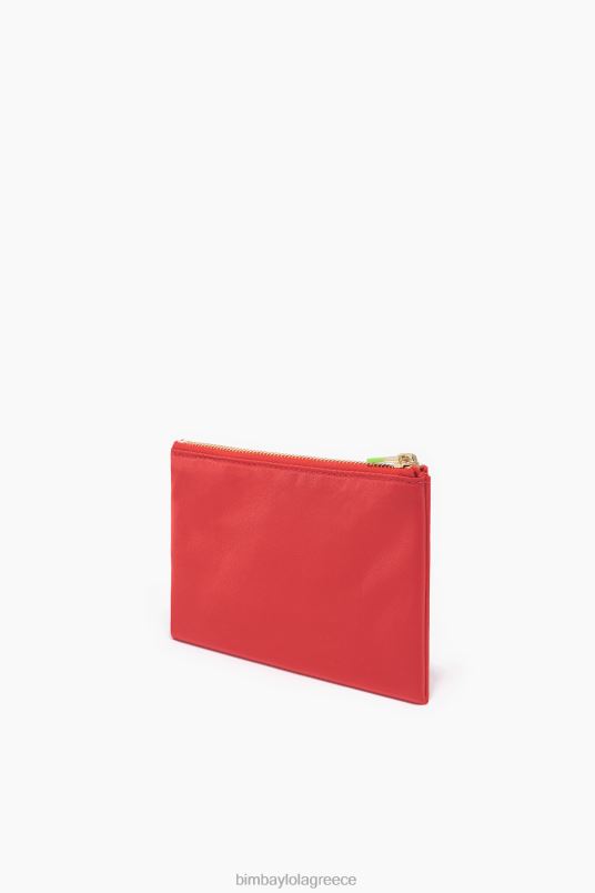 αξεσουάρ Bimba Y Lola νάιλον διπλό πορτοφόλι L2L281054 το κόκκινο