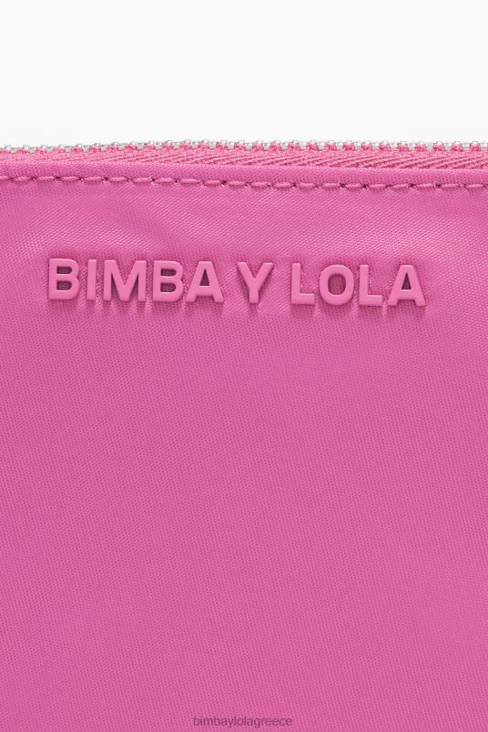 αξεσουάρ Bimba Y Lola νάιλον κυρτό πορτοφόλι νομισμάτων L2L281063 ροζ