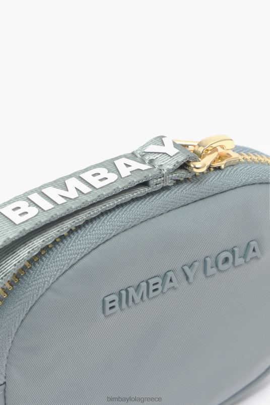 αξεσουάρ Bimba Y Lola νάιλον οβάλ τσαντάκι νομισμάτων L2L28976 ακουαμαρίνης