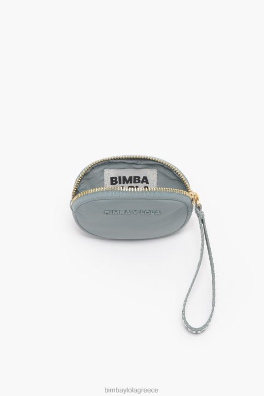 αξεσουάρ Bimba Y Lola νάιλον οβάλ τσαντάκι νομισμάτων L2L28976 ακουαμαρίνης