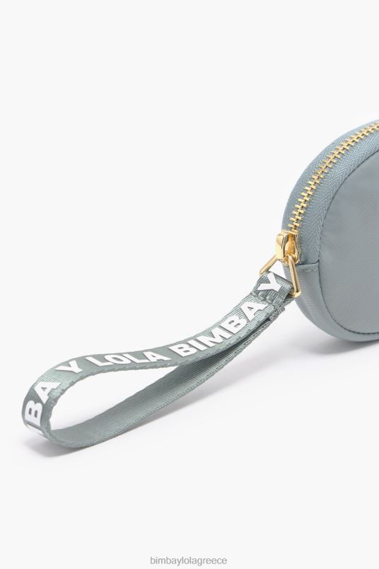 αξεσουάρ Bimba Y Lola νάιλον οβάλ τσαντάκι νομισμάτων L2L28976 ακουαμαρίνης