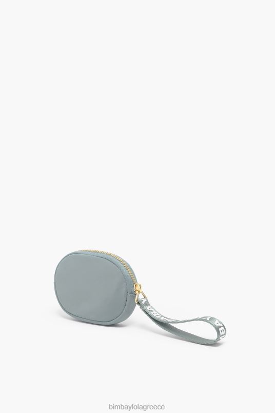 αξεσουάρ Bimba Y Lola νάιλον οβάλ τσαντάκι νομισμάτων L2L28976 ακουαμαρίνης