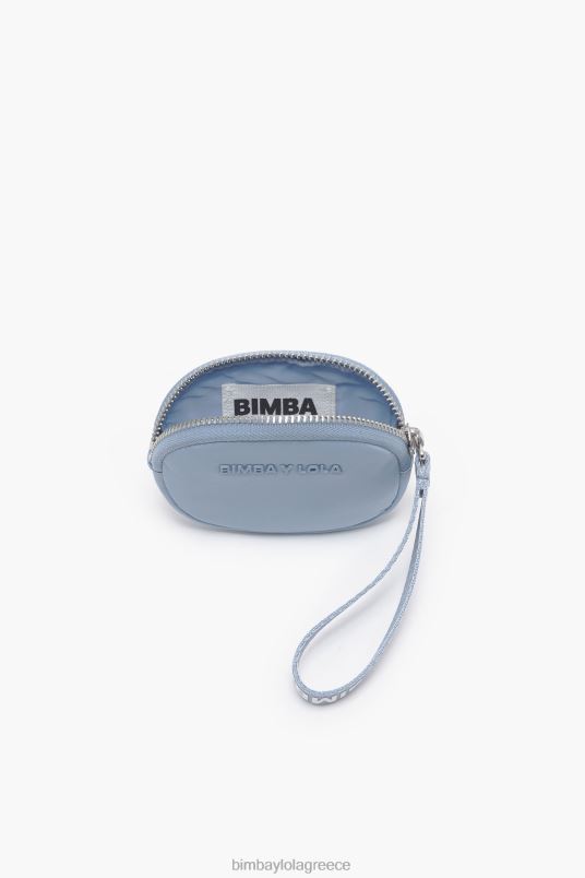 αξεσουάρ Bimba Y Lola παστέλ νάιλον οβάλ τσαντάκι νομισμάτων L2L28977 μπλε