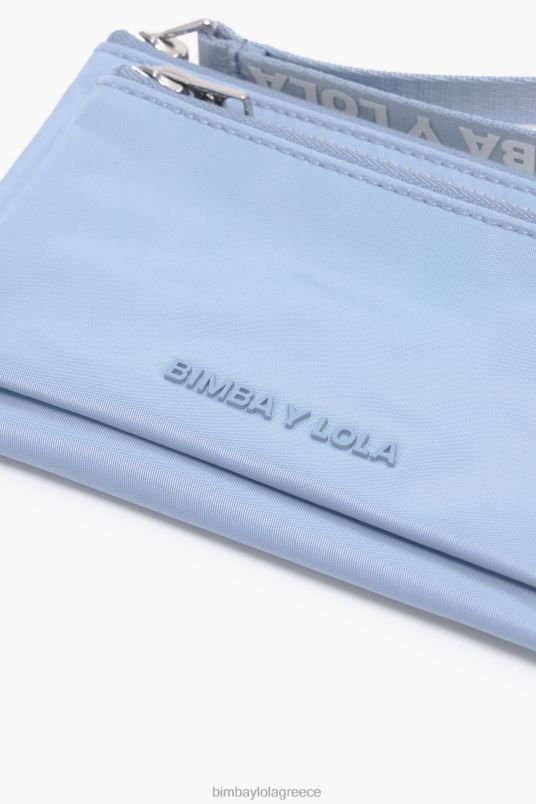 αξεσουάρ Bimba Y Lola νάιλον διπλό πορτοφόλι L2L28979 μπλε