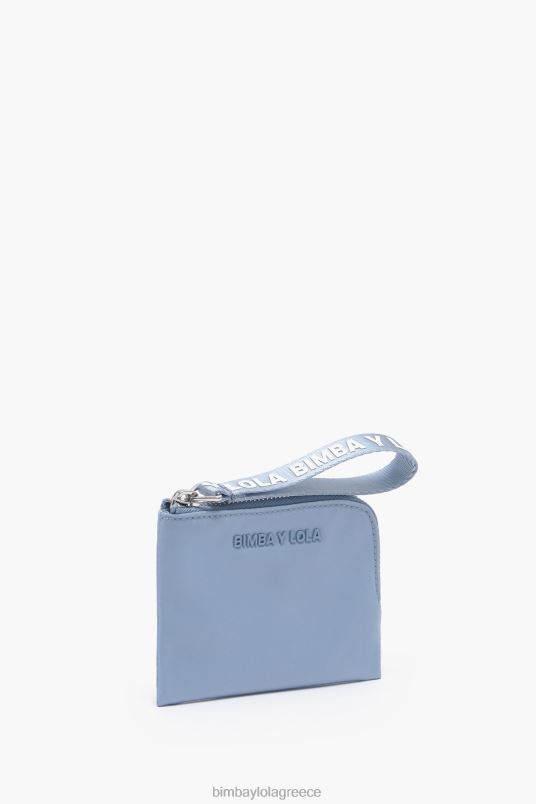 αξεσουάρ Bimba Y Lola παστέλ νάιλον κυρτό τσαντάκι νομισμάτων L2L28981 μπλε