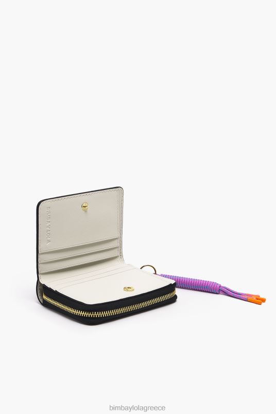 αξεσουάρ Bimba Y Lola δερμάτινο πορτοφόλι L2L28985 μαύρος