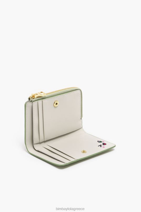 αξεσουάρ Bimba Y Lola παστέλ δερμάτινο ορθογώνιο τσαντάκι L2L28988 πράσινος