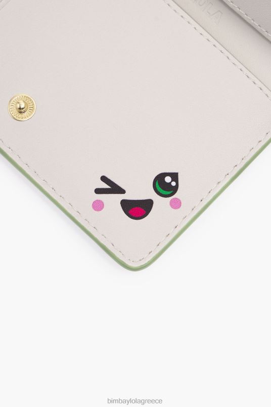 αξεσουάρ Bimba Y Lola παστέλ δερμάτινο ορθογώνιο τσαντάκι L2L28988 πράσινος