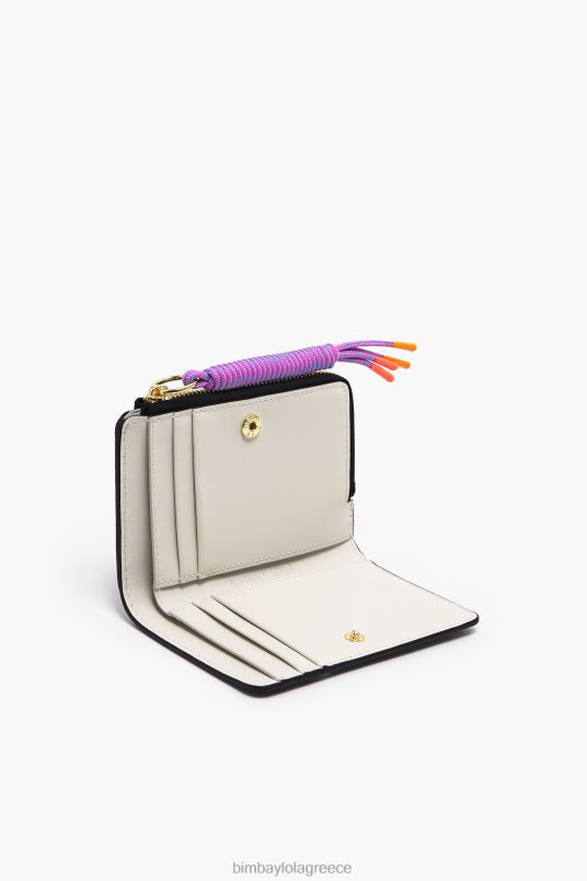 αξεσουάρ Bimba Y Lola δερμάτινο ορθογώνιο τσαντάκι L2L28989 μαύρος