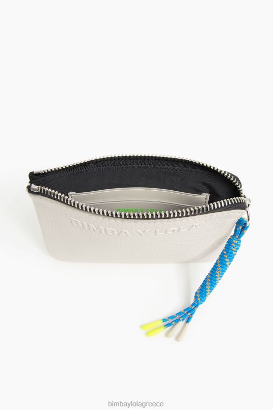 αξεσουάρ Bimba Y Lola δερμάτινο τσαντάκι για νομίσματα L2L28994 άσπρο