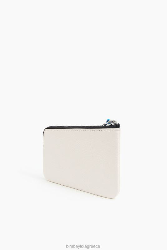 αξεσουάρ Bimba Y Lola δερμάτινο τσαντάκι για νομίσματα L2L28994 άσπρο