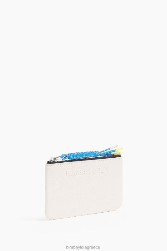 αξεσουάρ Bimba Y Lola δερμάτινο τσαντάκι για νομίσματα L2L28995 άσπρο