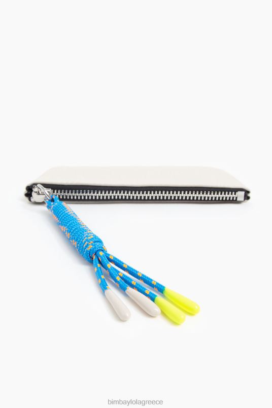 αξεσουάρ Bimba Y Lola δερμάτινο τσαντάκι για νομίσματα L2L28995 άσπρο