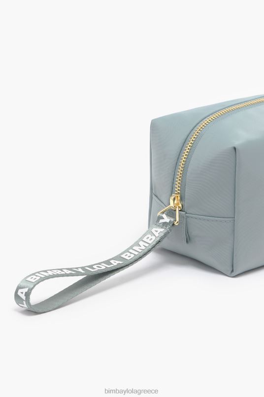 αξεσουάρ Bimba Y Lola νάιλον ορθογώνια θήκη μακιγιάζ L2L281093 ακουαμαρίνης