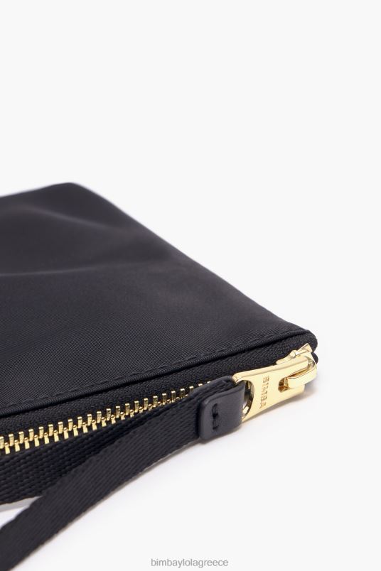 αξεσουάρ Bimba Y Lola νάιλον επίπεδη θήκη μακιγιάζ L2L281097 μαύρος