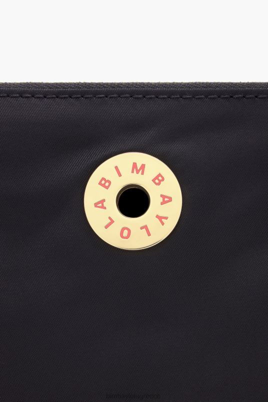 αξεσουάρ Bimba Y Lola νάιλον επίπεδη θήκη μακιγιάζ L2L281097 μαύρος