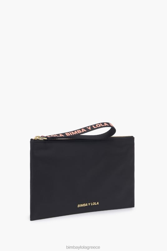 αξεσουάρ Bimba Y Lola μεσαία ορθογώνια νάιλον θήκη μακιγιάζ L2L281101 μαύρος