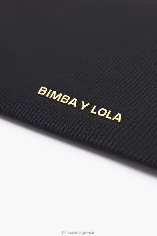 αξεσουάρ Bimba Y Lola μεσαία ορθογώνια νάιλον θήκη μακιγιάζ L2L281101 μαύρος