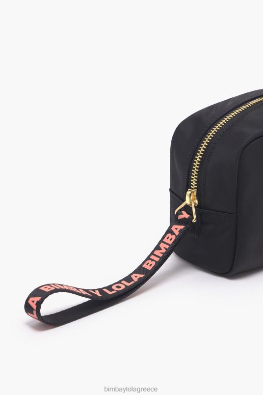 αξεσουάρ Bimba Y Lola νάιλον ορθογώνια θήκη μακιγιάζ L2L281104 μαύρος