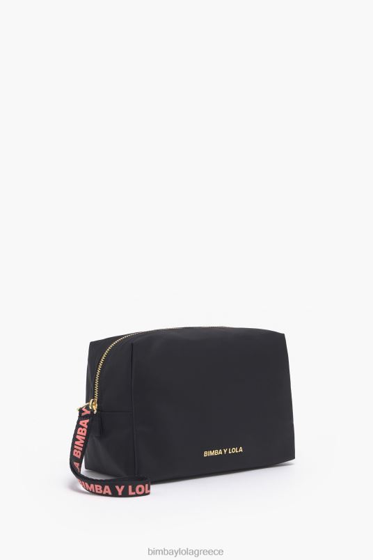 αξεσουάρ Bimba Y Lola νάιλον ορθογώνια θήκη μακιγιάζ L2L281105 μαύρος