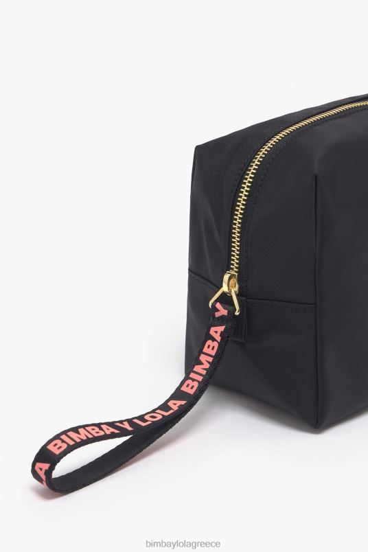 αξεσουάρ Bimba Y Lola νάιλον ορθογώνια θήκη μακιγιάζ L2L281105 μαύρος
