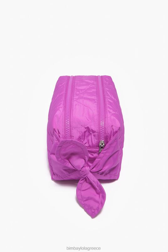 αξεσουάρ Bimba Y Lola νάιλον ορθογώνια θήκη μακιγιάζ L2L281107 ροζ