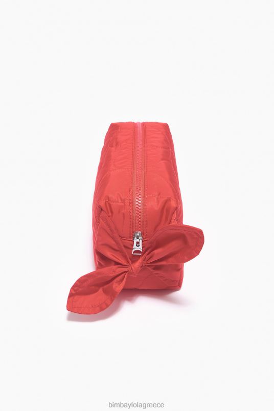 αξεσουάρ Bimba Y Lola νάιλον ορθογώνια θήκη μακιγιάζ L2L281108 το κόκκινο