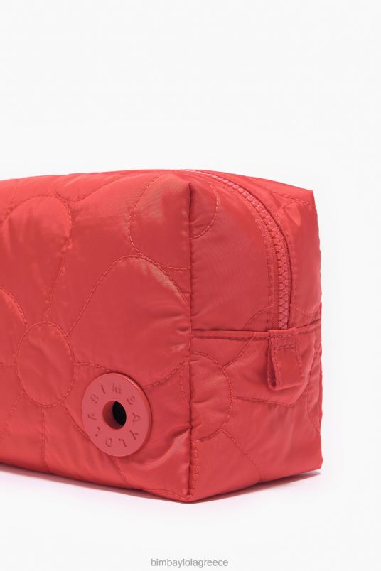 αξεσουάρ Bimba Y Lola νάιλον ορθογώνια θήκη μακιγιάζ L2L281108 το κόκκινο