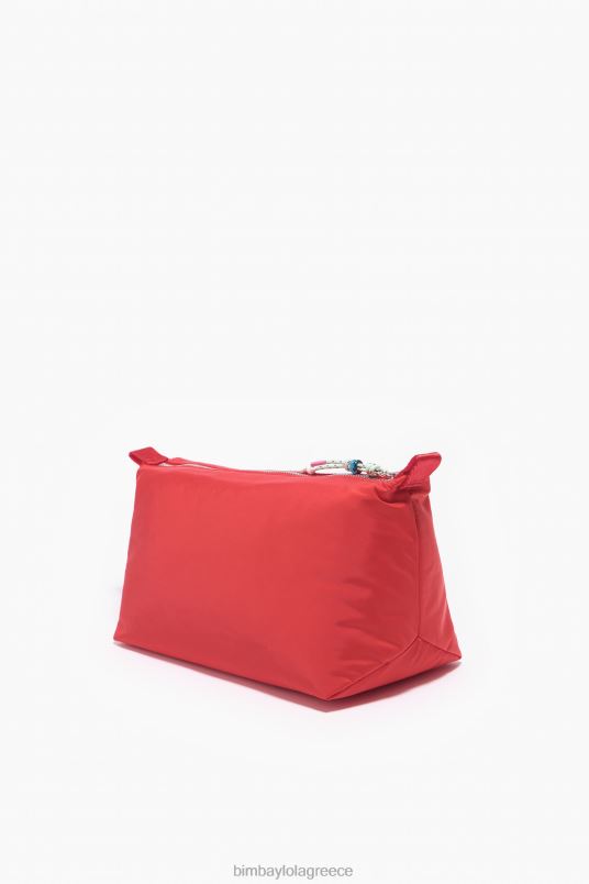 αξεσουάρ Bimba Y Lola νάιλον τραπεζοθήκη μακιγιάζ L2L281110 το κόκκινο