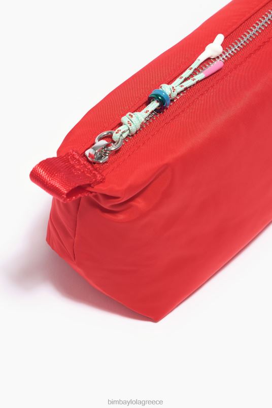 αξεσουάρ Bimba Y Lola νάιλον τραπεζοθήκη μακιγιάζ L2L281112 το κόκκινο