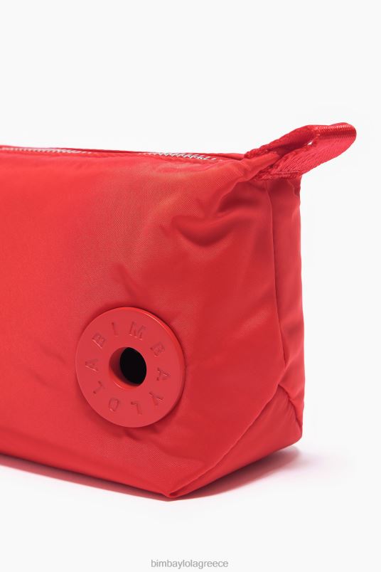αξεσουάρ Bimba Y Lola νάιλον τραπεζοθήκη μακιγιάζ L2L281112 το κόκκινο