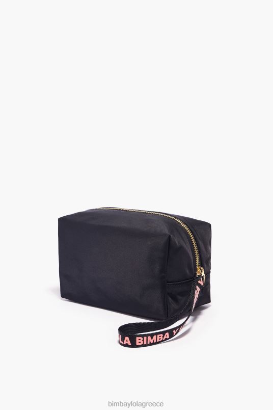 αξεσουάρ Bimba Y Lola νάιλον ορθογώνια θήκη μακιγιάζ L2L281117 μαύρος