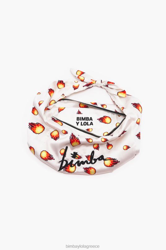 αξεσουάρ Bimba Y Lola νάιλον τσάντα κουβά εκτύπωσης L2L28120 Φωτιά