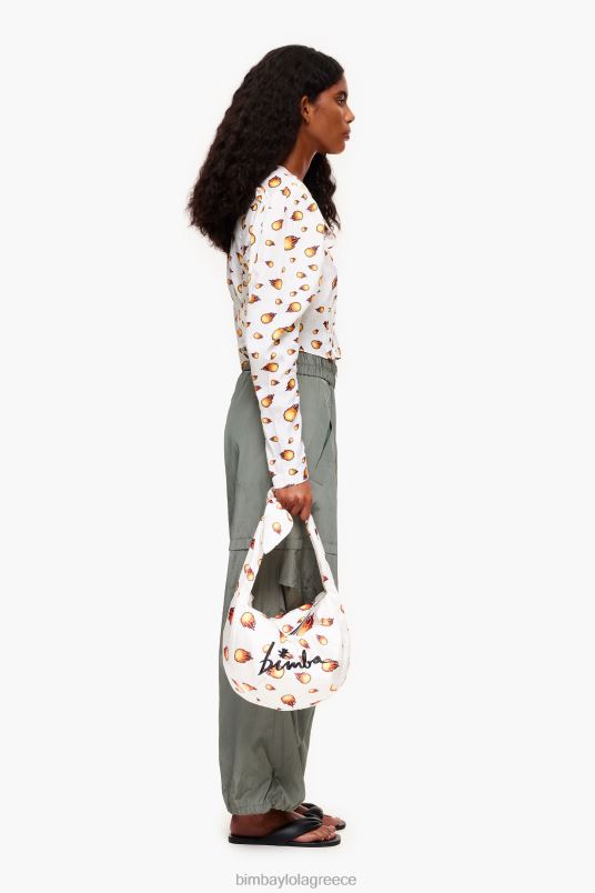 αξεσουάρ Bimba Y Lola νάιλον τσάντα κουβά εκτύπωσης L2L28120 Φωτιά