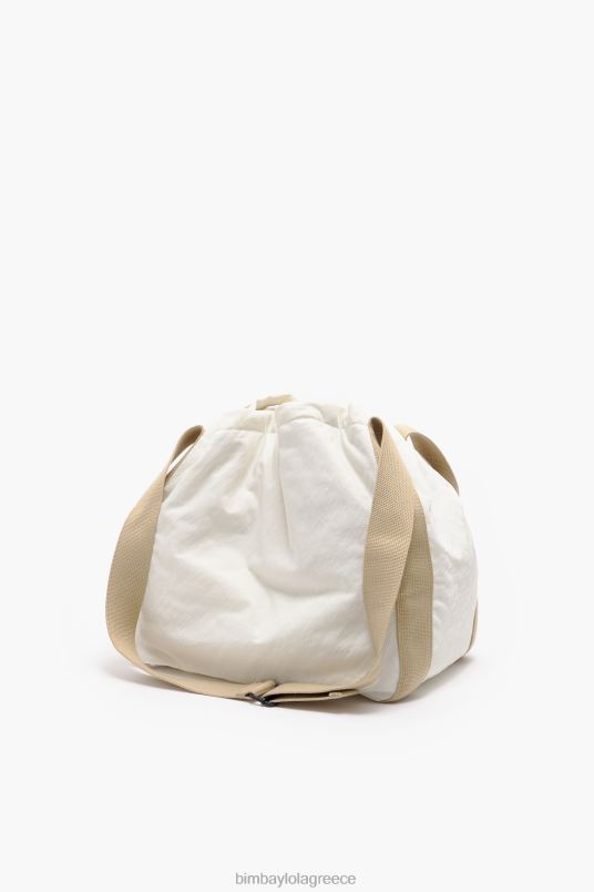 αξεσουάρ Bimba Y Lola τυπωμένη νάιλον τσάντα κουβά L2L28129 πέτρα