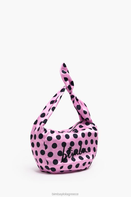 αξεσουάρ Bimba Y Lola dotnylon bucket bag L2L28118 ροζ