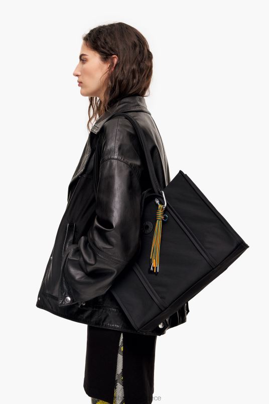 αξεσουάρ Bimba Y Lola νάιλον τσάντα shopper L2L28136 μαύρος