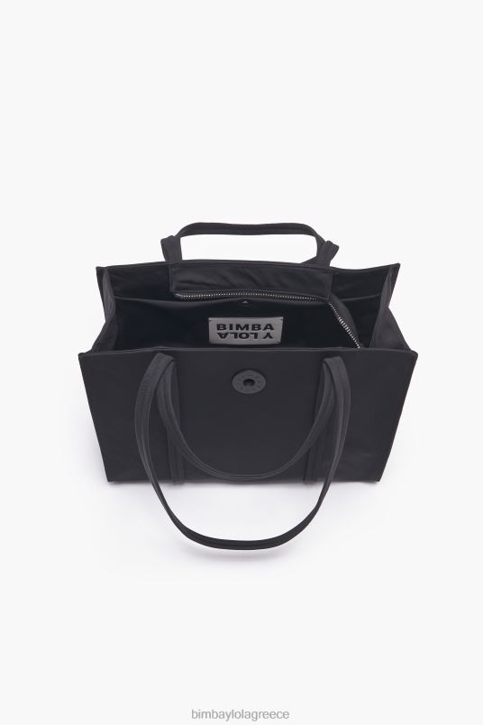 αξεσουάρ Bimba Y Lola νάιλον τσάντα shopper L2L28136 μαύρος