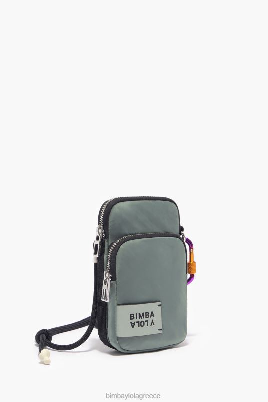 αξεσουάρ Bimba Y Lola νάιλον μίνι τσάντα L2L28161 ακουαμαρίνης