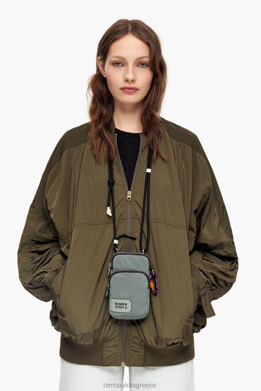 αξεσουάρ Bimba Y Lola νάιλον μίνι τσάντα L2L28161 ακουαμαρίνης