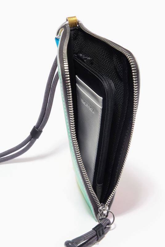 αξεσουάρ Bimba Y Lola δερμάτινη μίνι τσάντα L2L28165 ασήμι