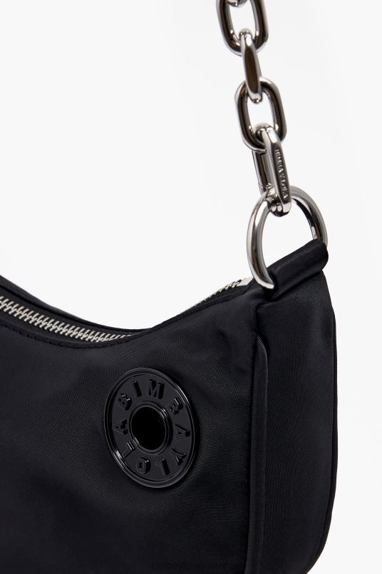 αξεσουάρ Bimba Y Lola νάιλον τσάντα φεγγαριού L2L28102 μαύρος