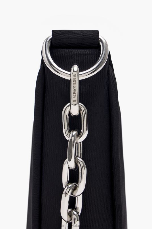 αξεσουάρ Bimba Y Lola νάιλον τσάντα φεγγαριού L2L28102 μαύρος