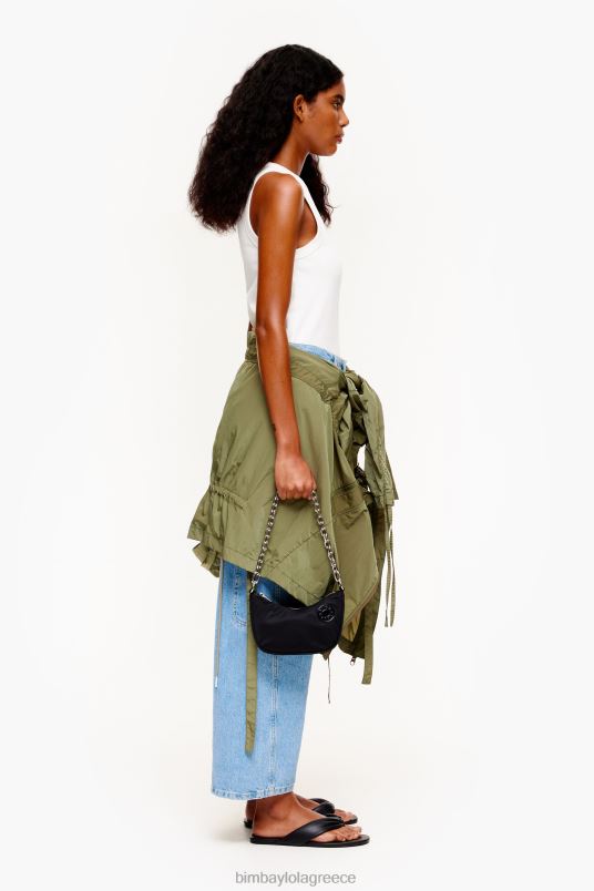 αξεσουάρ Bimba Y Lola νάιλον τσάντα φεγγαριού L2L28102 μαύρος