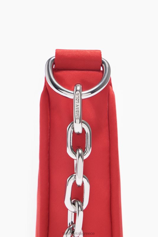 αξεσουάρ Bimba Y Lola νάιλον τσάντα φεγγαριού L2L28103 το κόκκινο