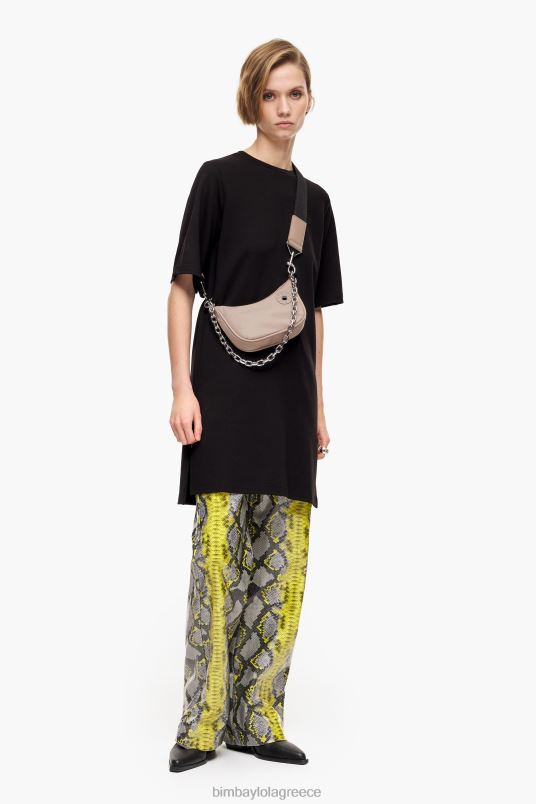 αξεσουάρ Bimba Y Lola νάιλον τσάντα φεγγαριού L2L28105 γυμνός